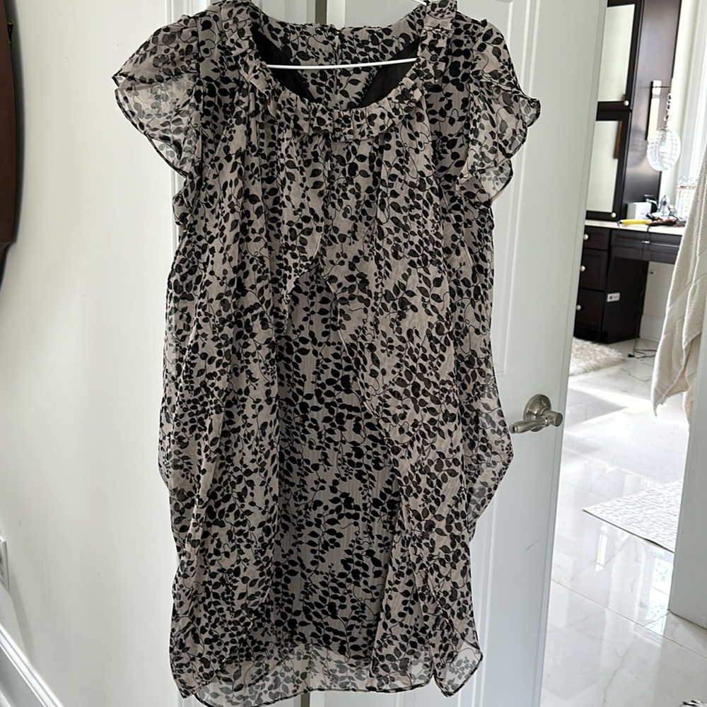 Layered gauzy dress